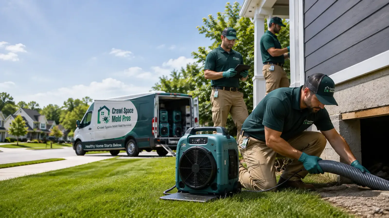 Crawl Space Mold Removal in Blaine, MN